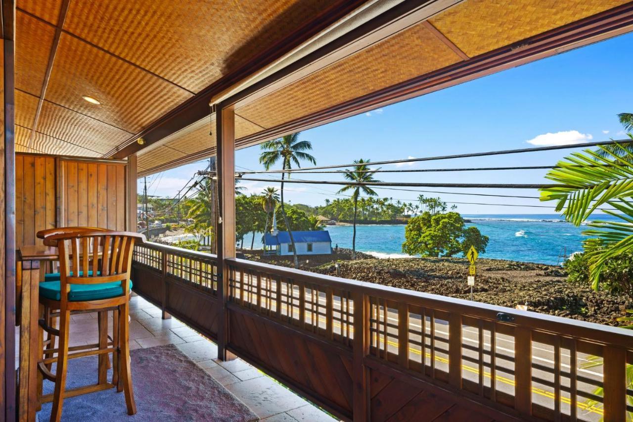 Seaspray Oceanview Lägenhet Kailua-Kona Exteriör bild