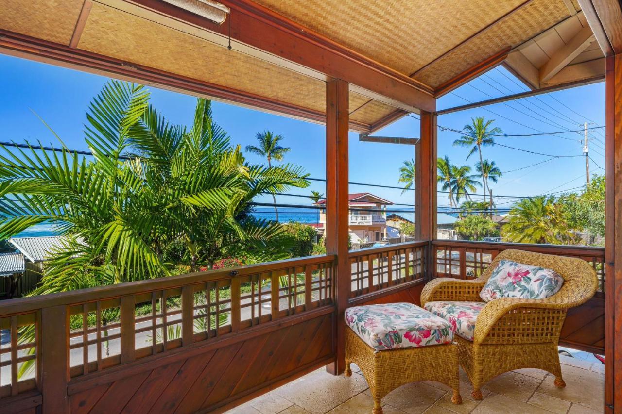 Seaspray Oceanview Lägenhet Kailua-Kona Exteriör bild