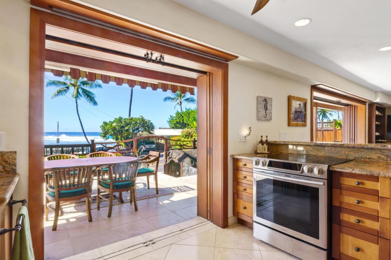 Seaspray Oceanview Lägenhet Kailua-Kona Exteriör bild