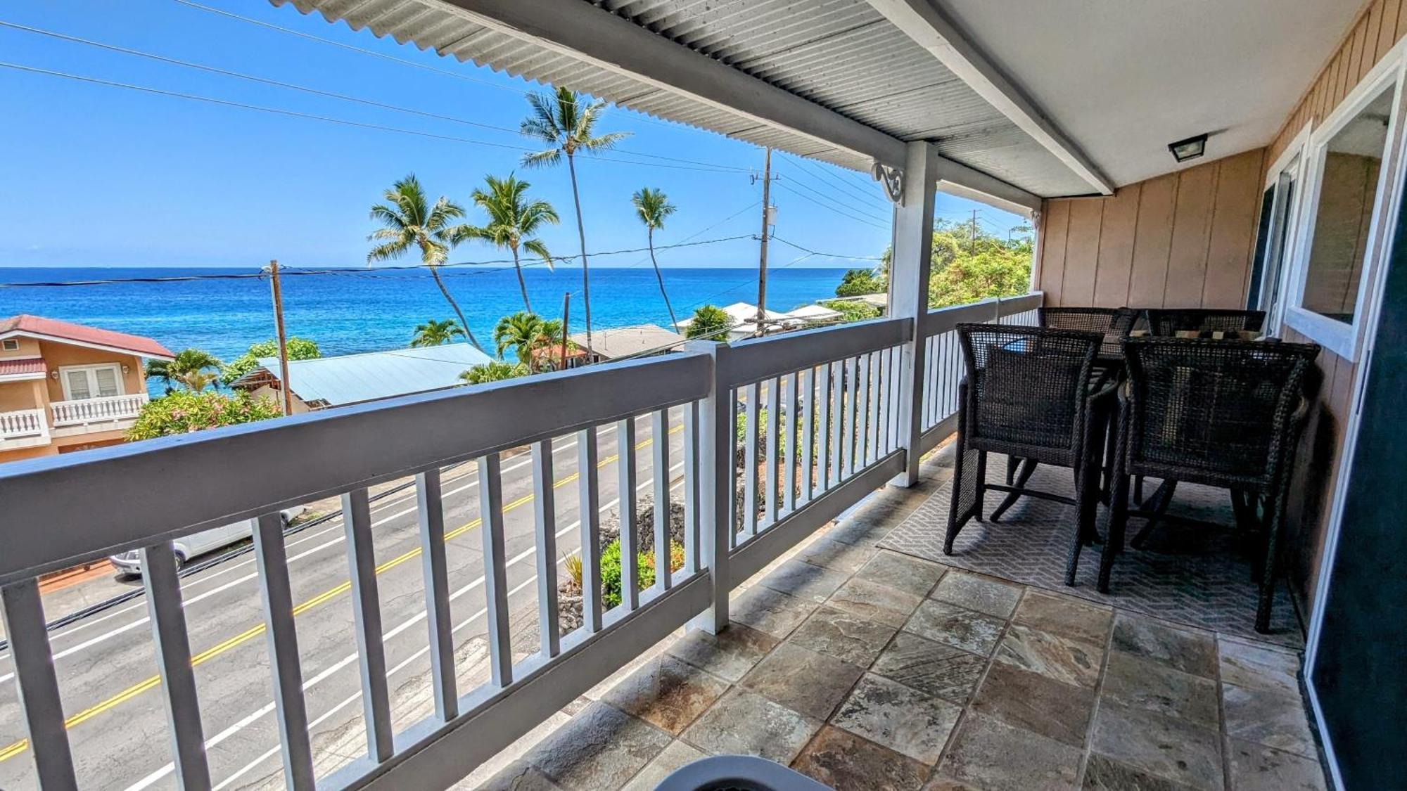 Seaspray Oceanview Lägenhet Kailua-Kona Exteriör bild