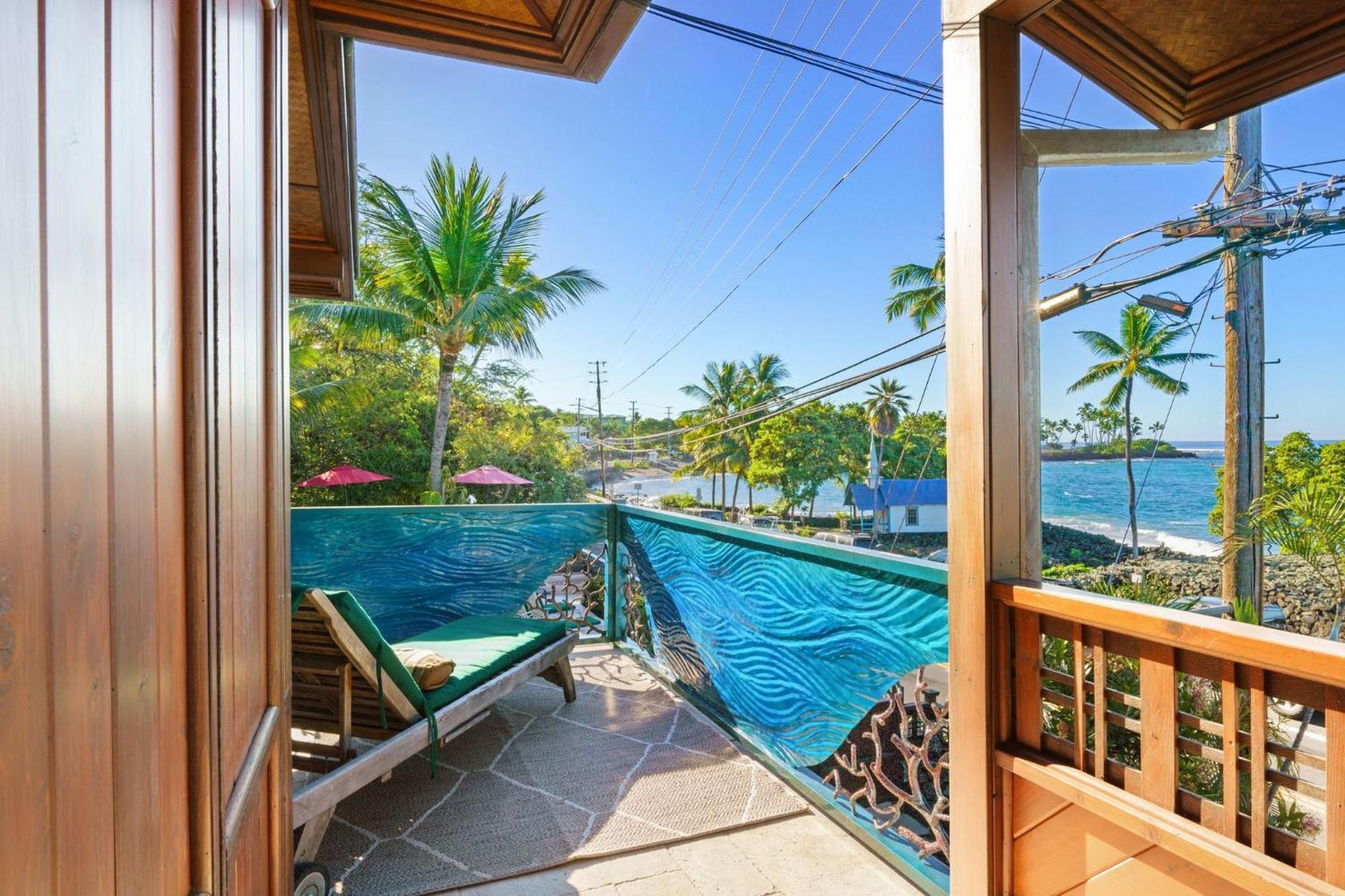 Seaspray Oceanview Lägenhet Kailua-Kona Exteriör bild
