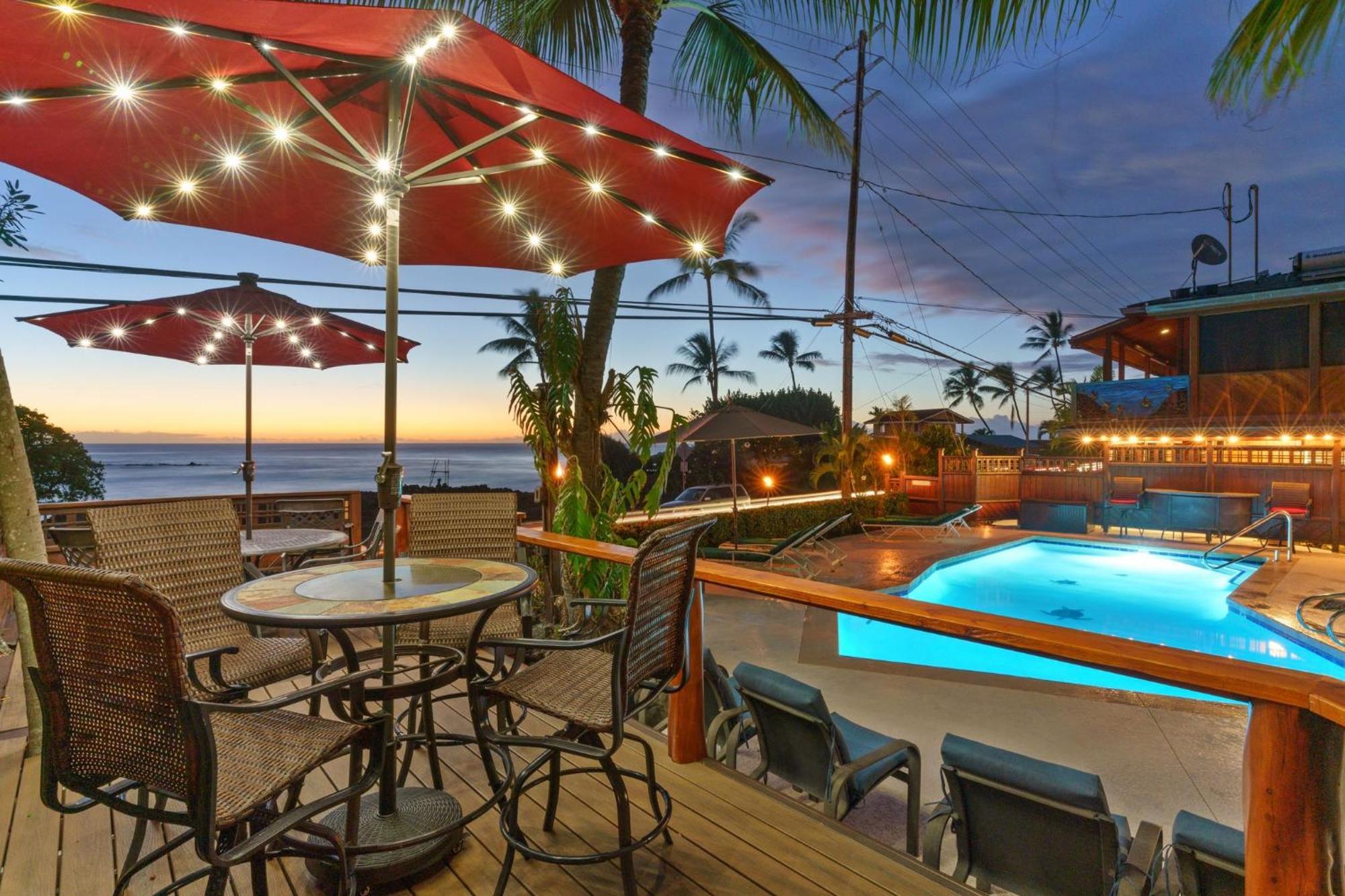 Seaspray Oceanview Lägenhet Kailua-Kona Exteriör bild