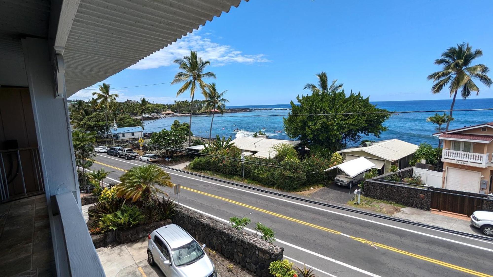 Seaspray Oceanview Lägenhet Kailua-Kona Exteriör bild