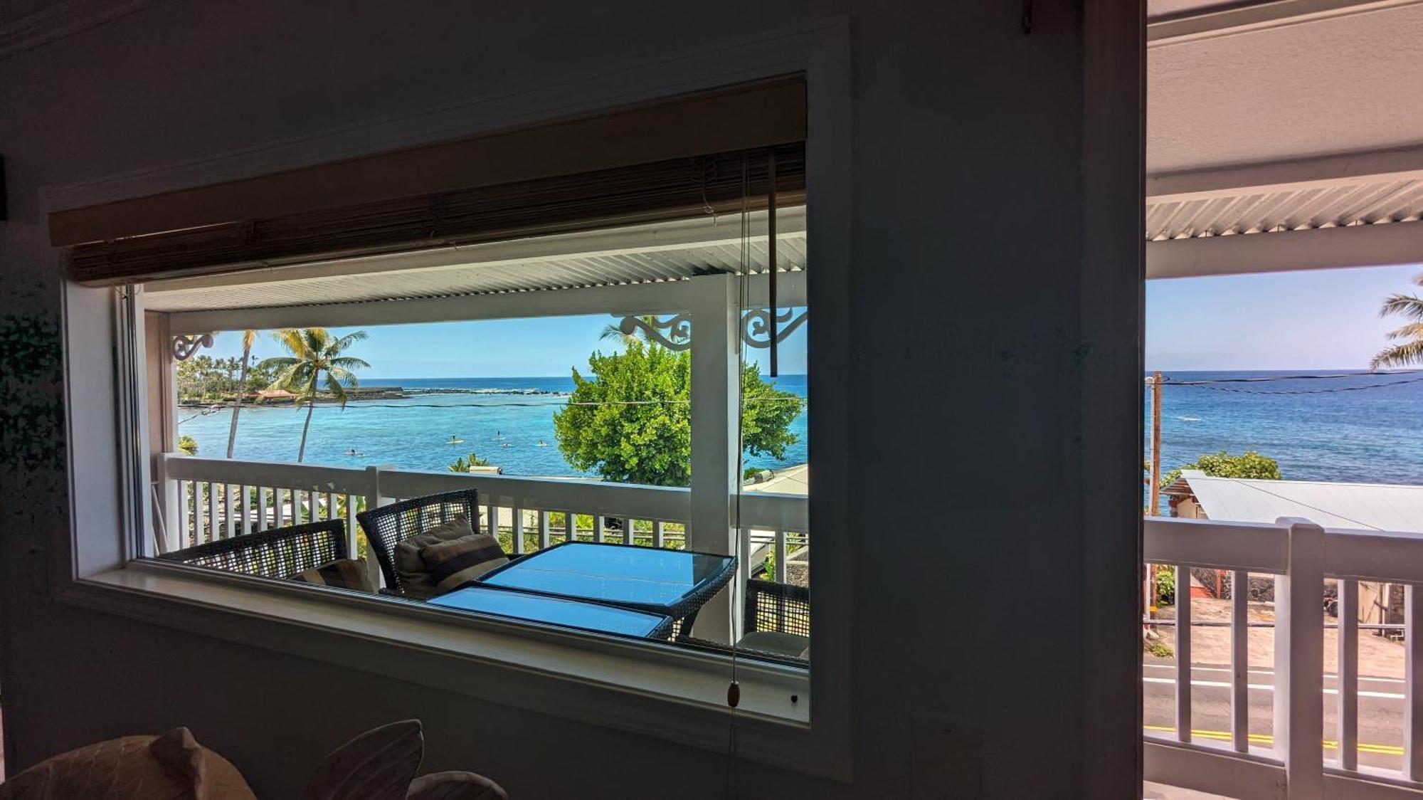 Seaspray Oceanview Lägenhet Kailua-Kona Exteriör bild