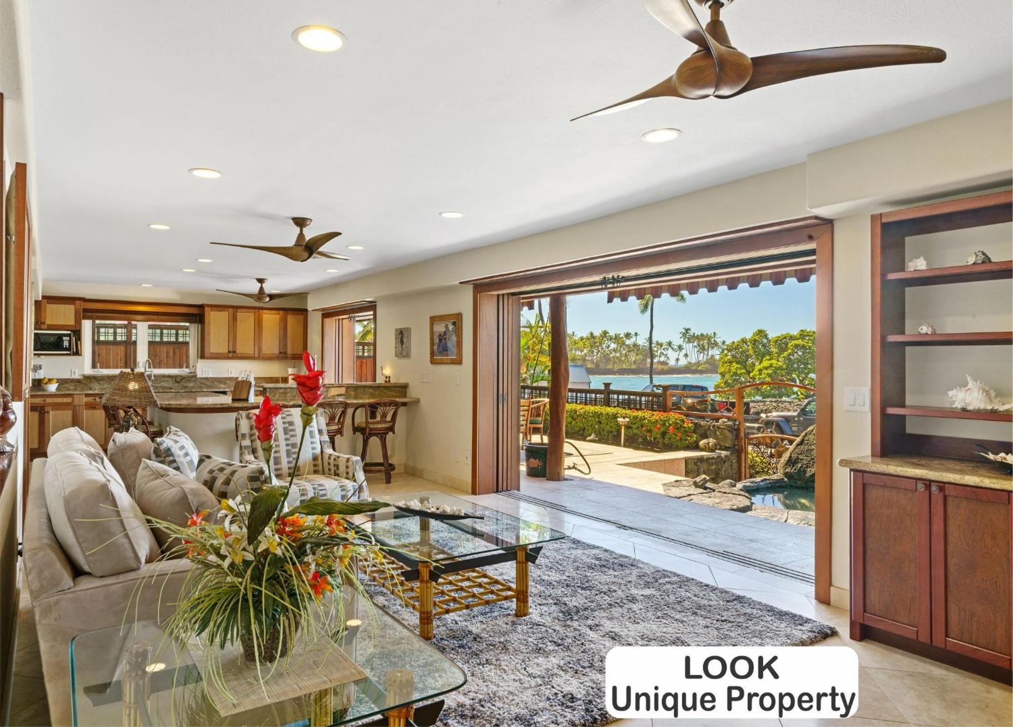 Seaspray Oceanview Lägenhet Kailua-Kona Exteriör bild